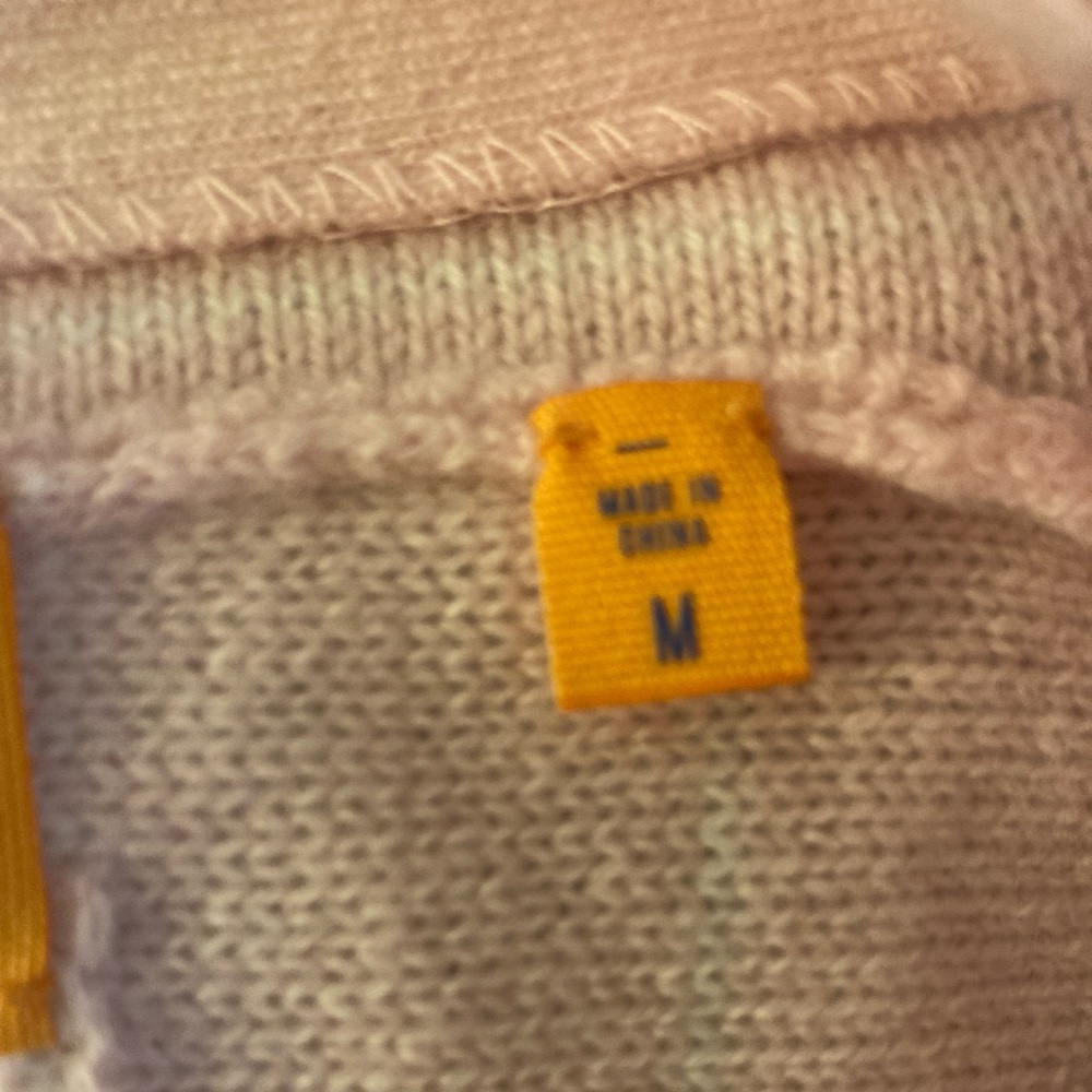 Guest in Residence Baja Everywear Cashmere Cardigan NWT Powder Pink Combo - Picture 11 of 16